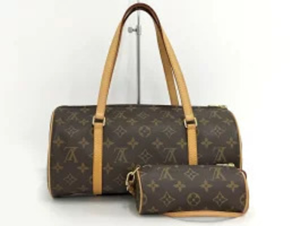 Louis Vuitton Papillon Monogram Handbag Brown